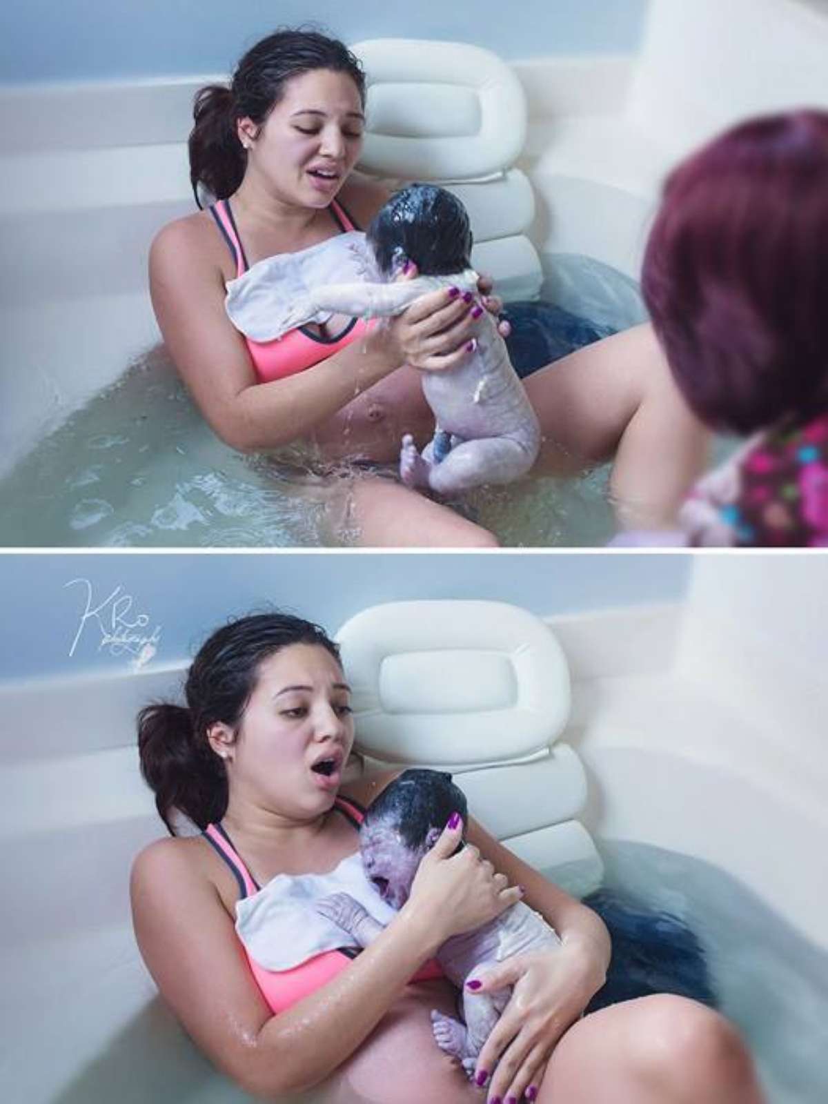 Aline farias na banheira