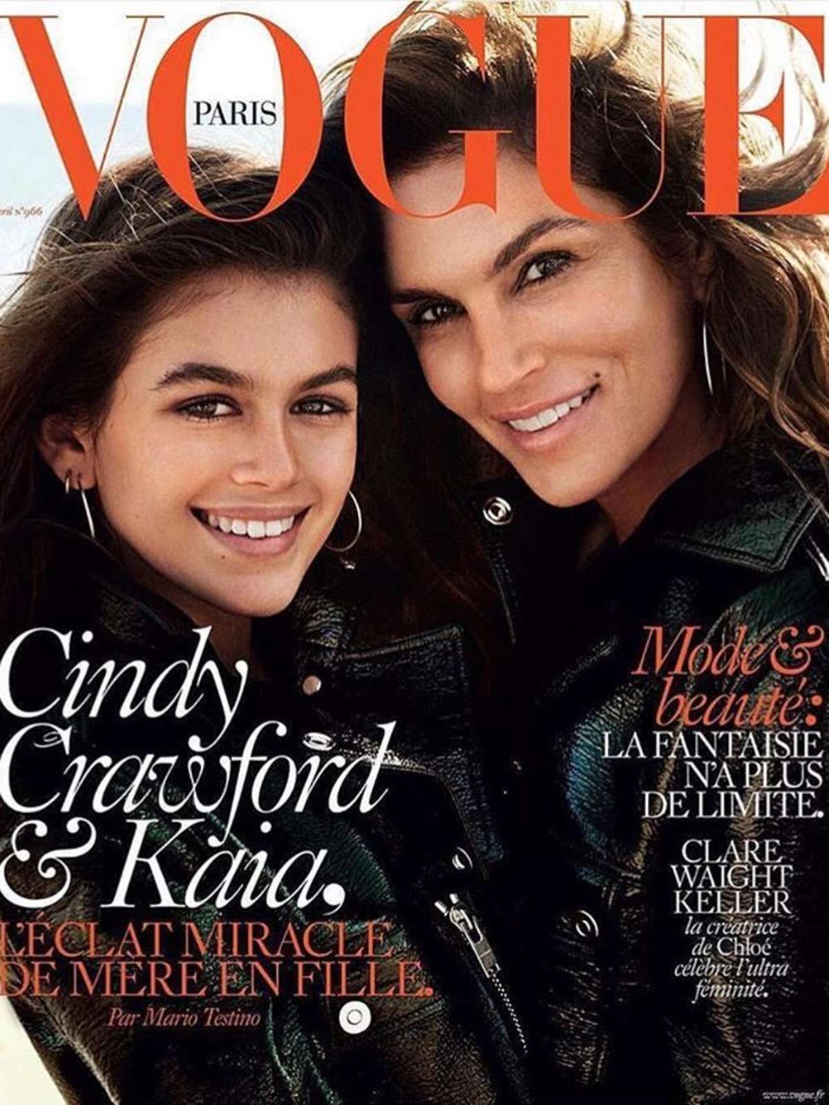 Cindy Crawford e filha impressionam ao posarem juntas