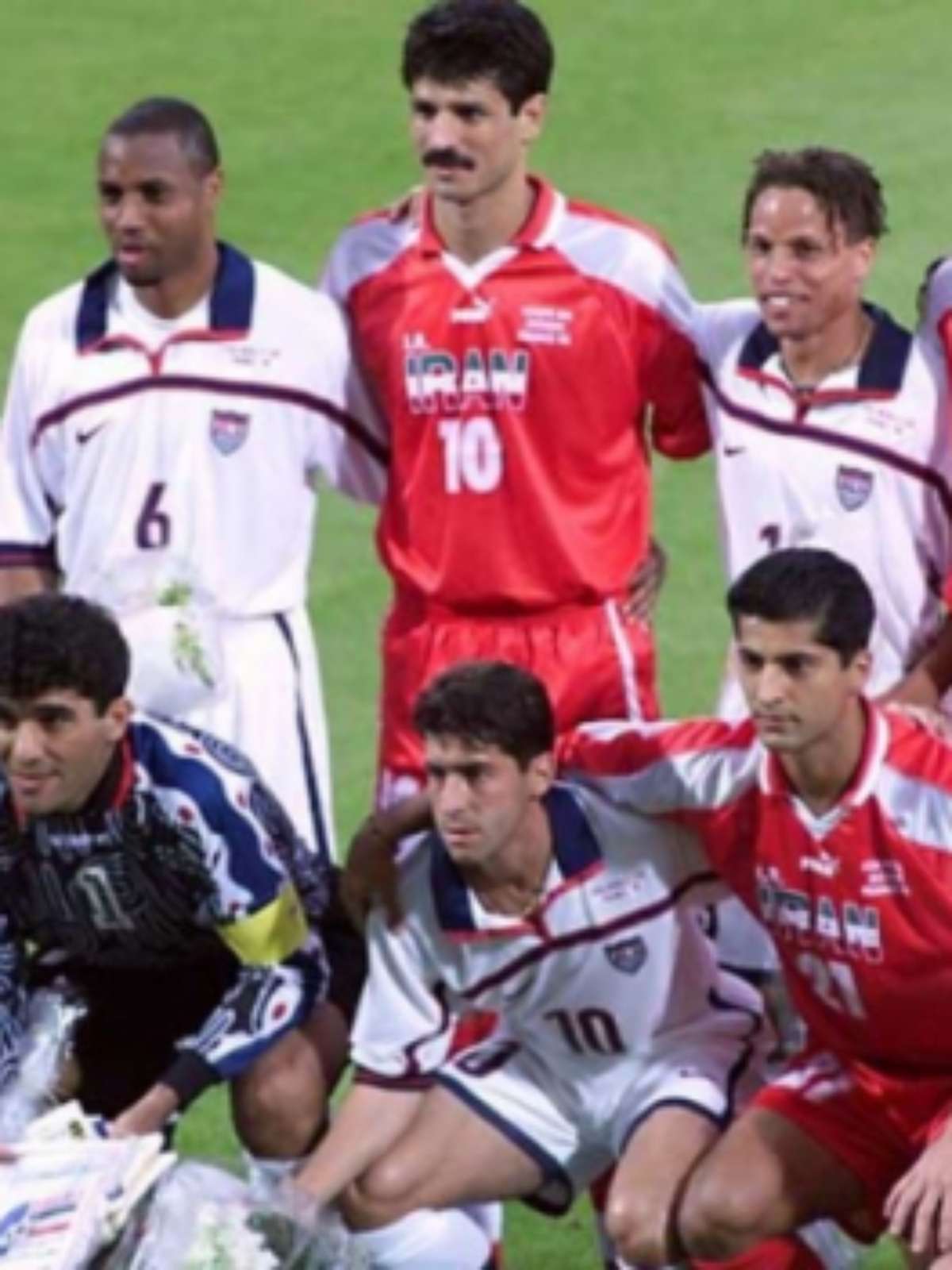 Estados Unidos e Irã fizeram jogo da paz na Copa do Mundo de 1998