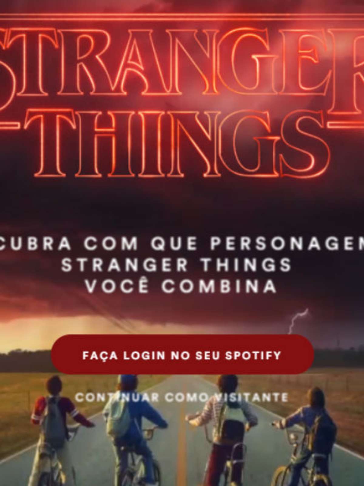 Spotify revela com qual personagem de Stranger Things você se parece