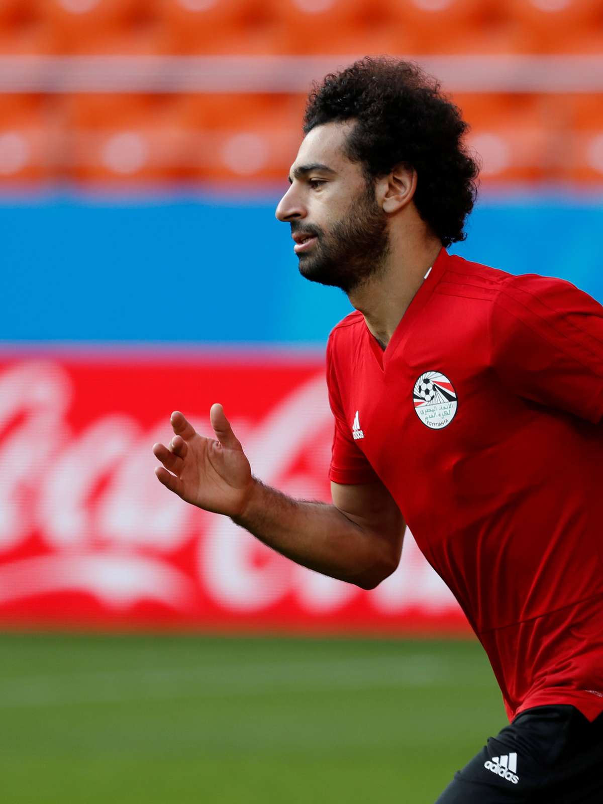 Jogador De Futebol Profissional Egípcio Mohamed Salah Foto