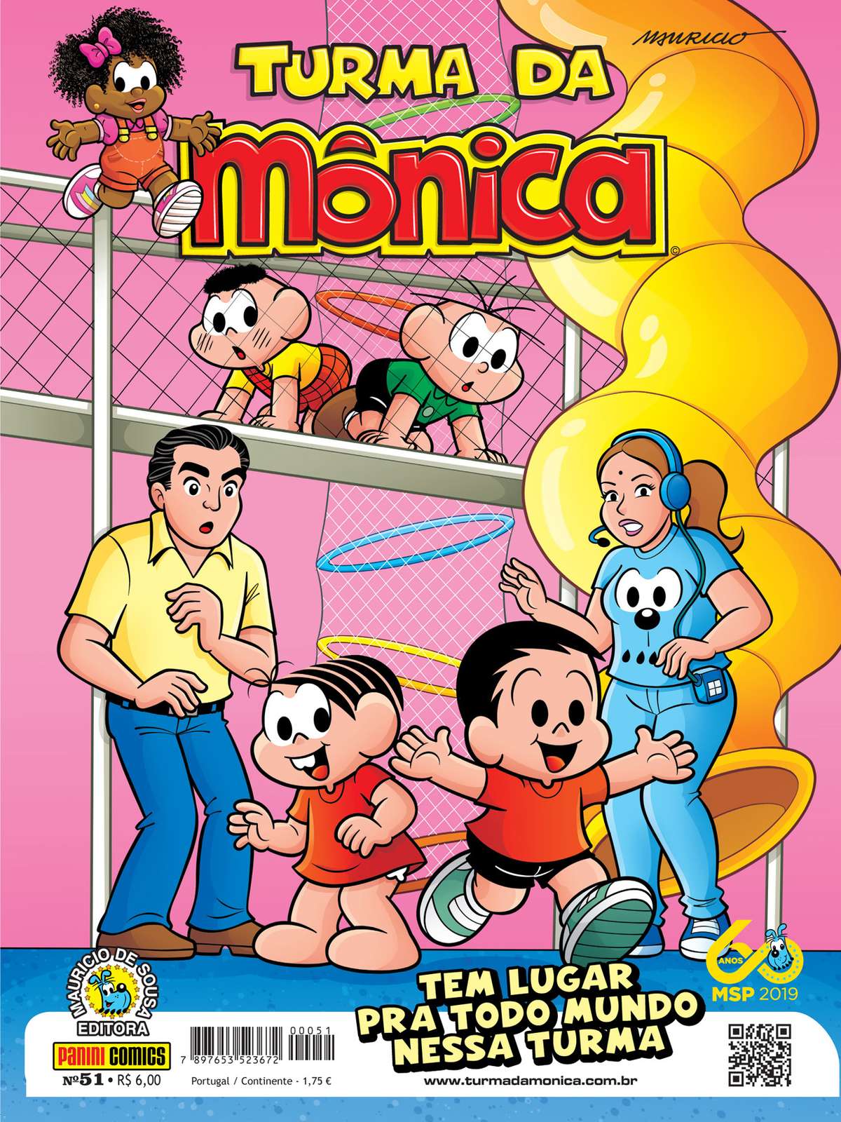 Personagem autista é capa de nova revista da Turma da Mônica