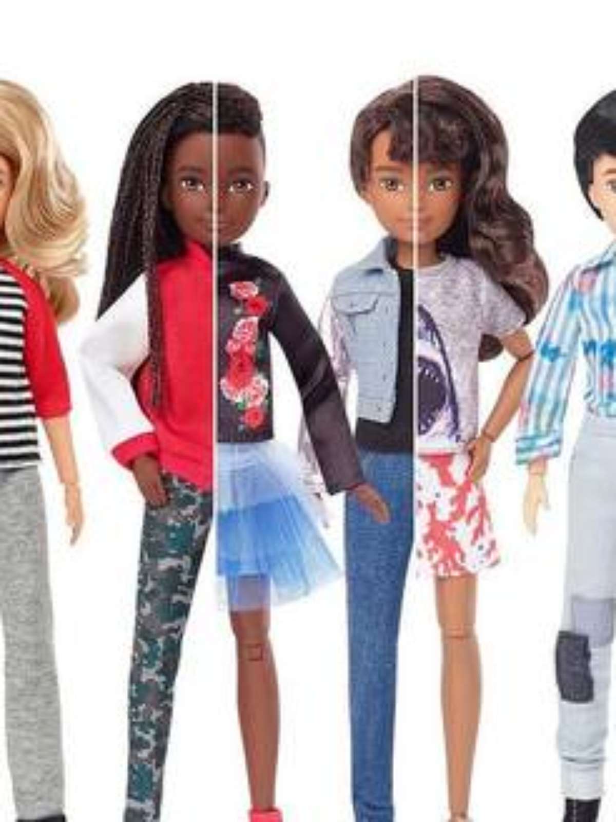 Sem ombros ou quadris largos, Mattel lança primeira linha de gênero neutro  da Barbie - Revista Crescer