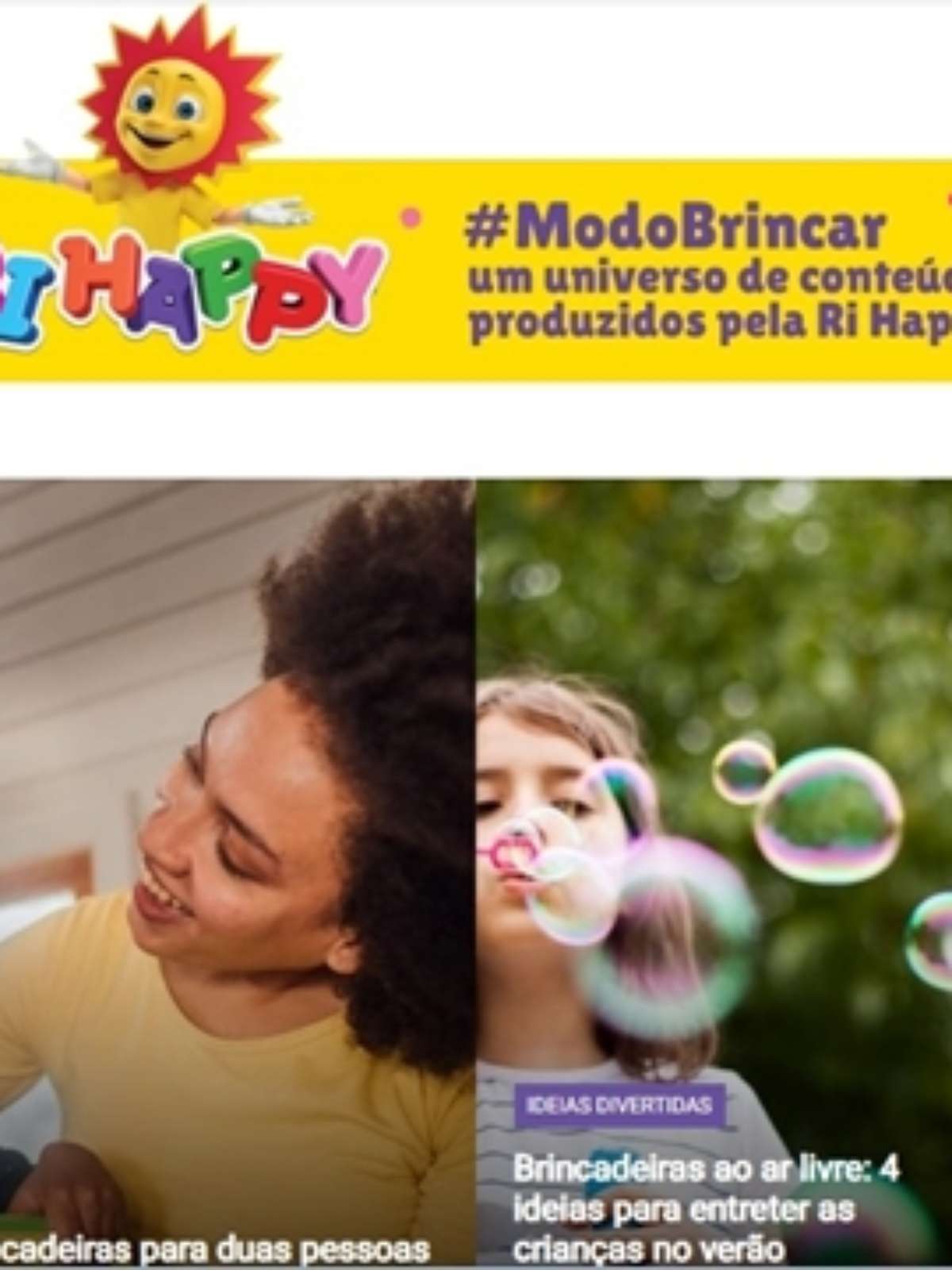 Aproveite o tempo livre fazendo brincadeiras para duas pessoas - RiHappy -  Modo Brincar