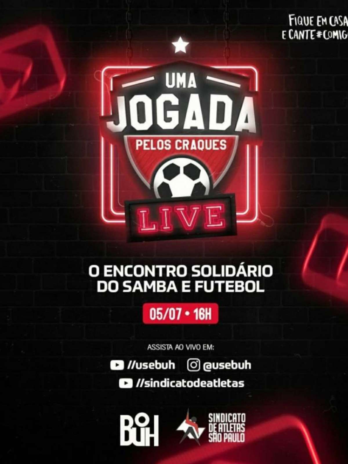 Sapesp e Buh promovem live para auxiliar atletas sem renda durante