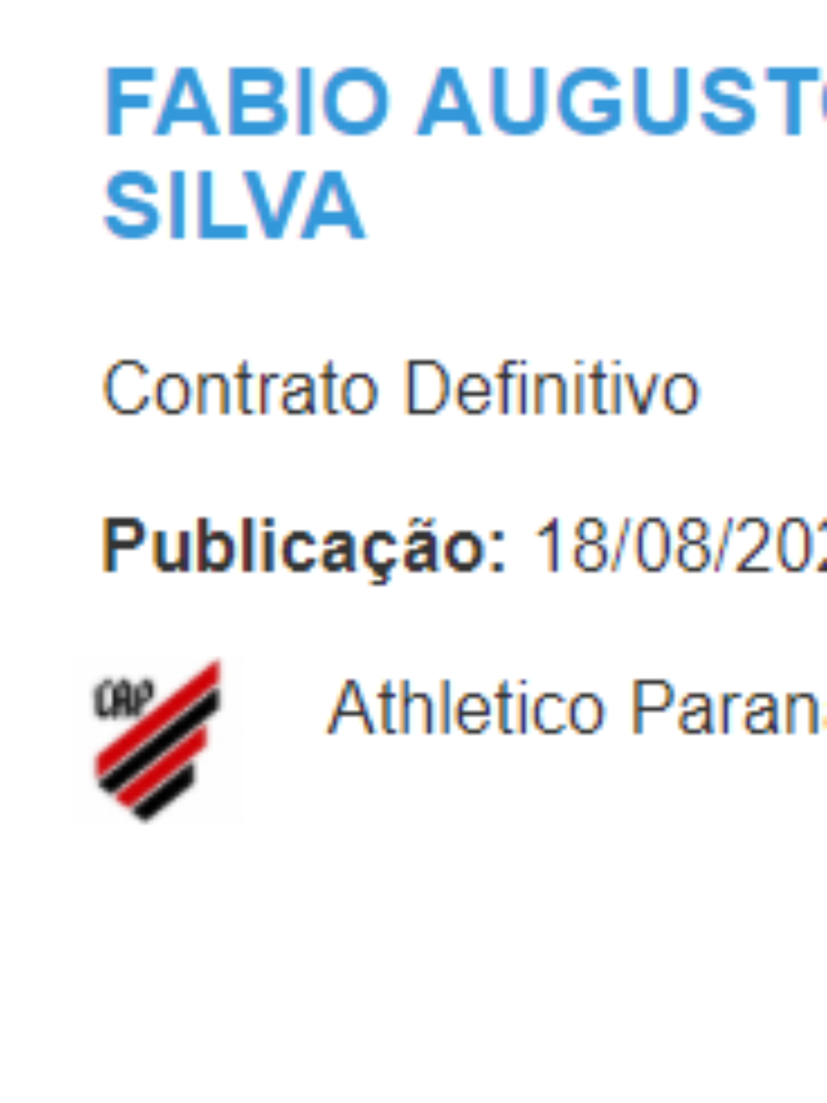 Conheça um pouco mais de Ravanelli, nova contratação do Furacão