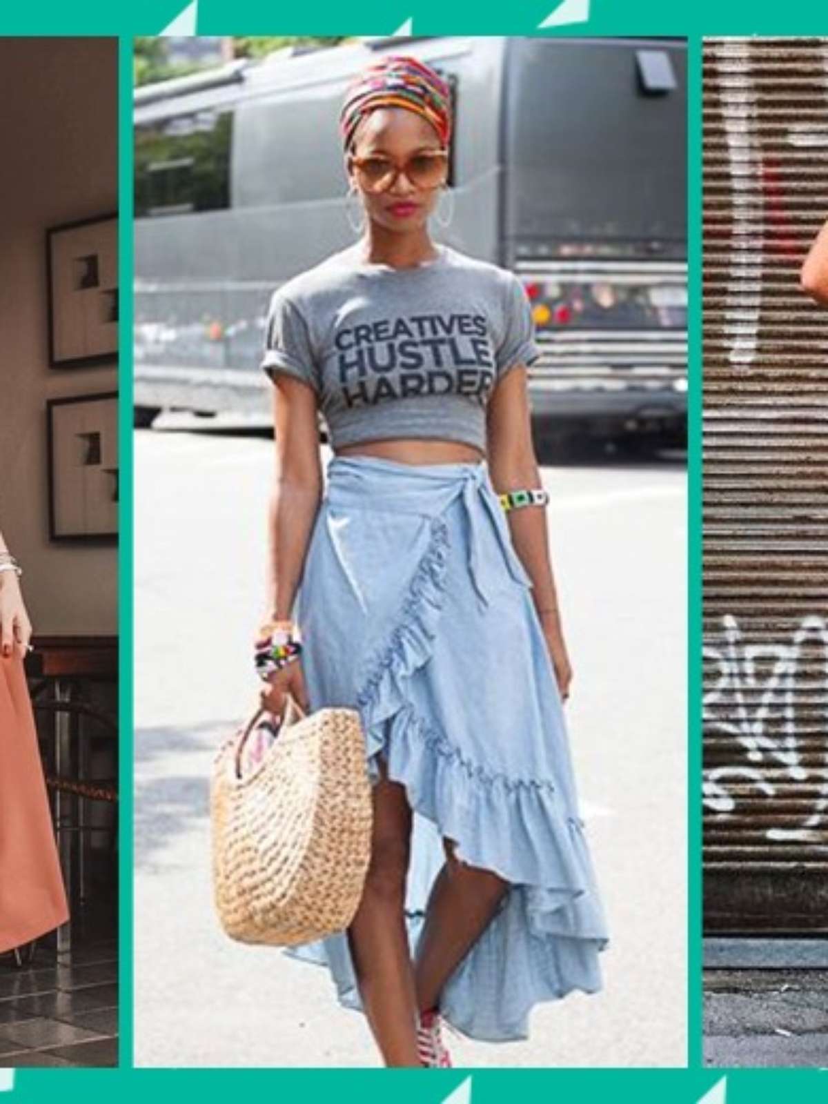 Saia midi com top cropped new arrivals