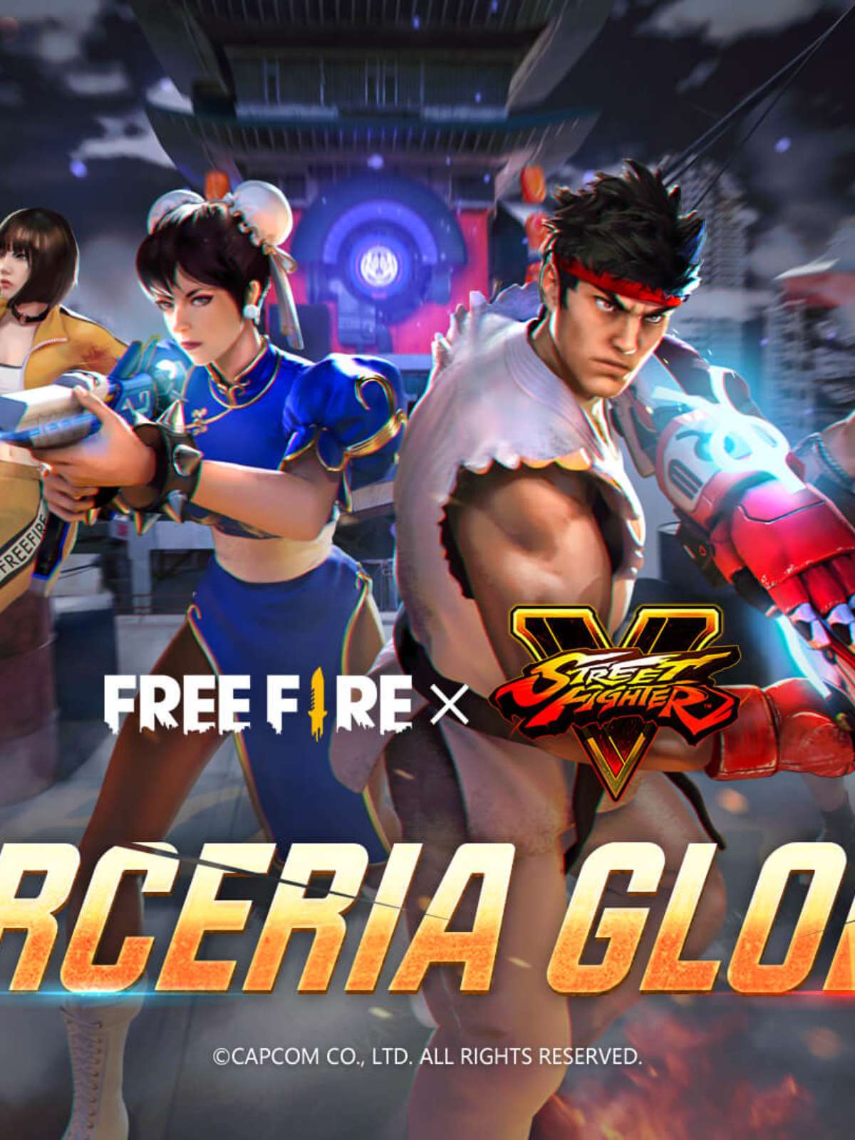 Free Fighter: Street Fighter V chega ao Free Fire