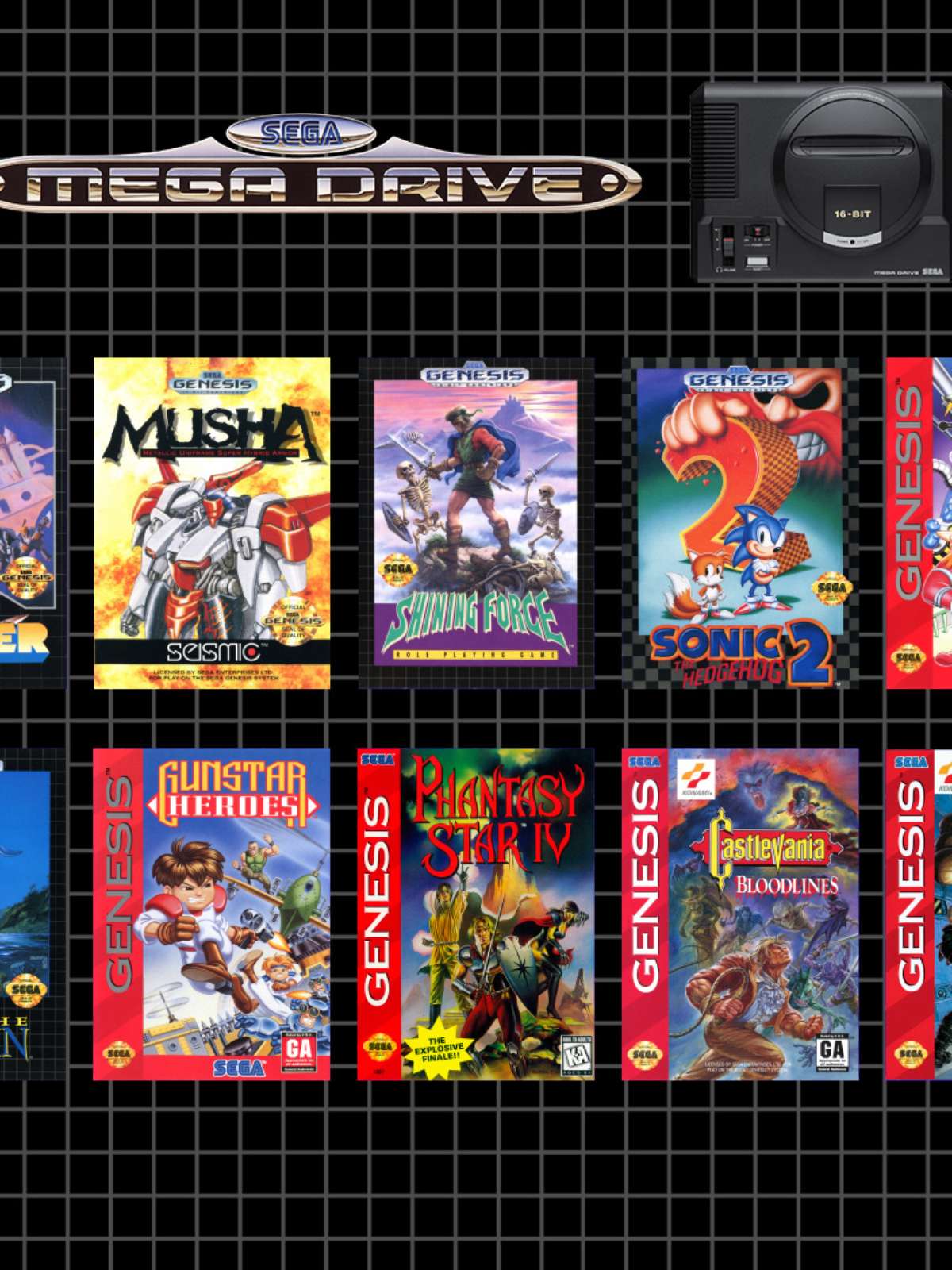 Switch recebeu 3 clássicos Mega Drive