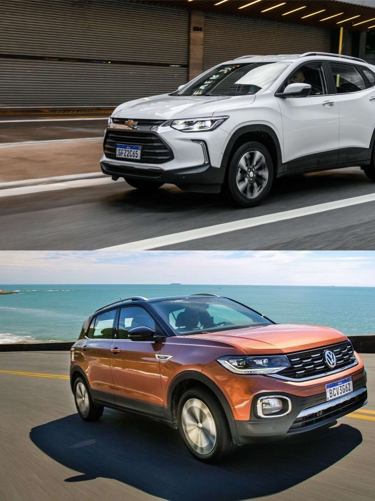 Comparativo: Volkswagen T-Cross x Chevrolet Tracker - Motor Show