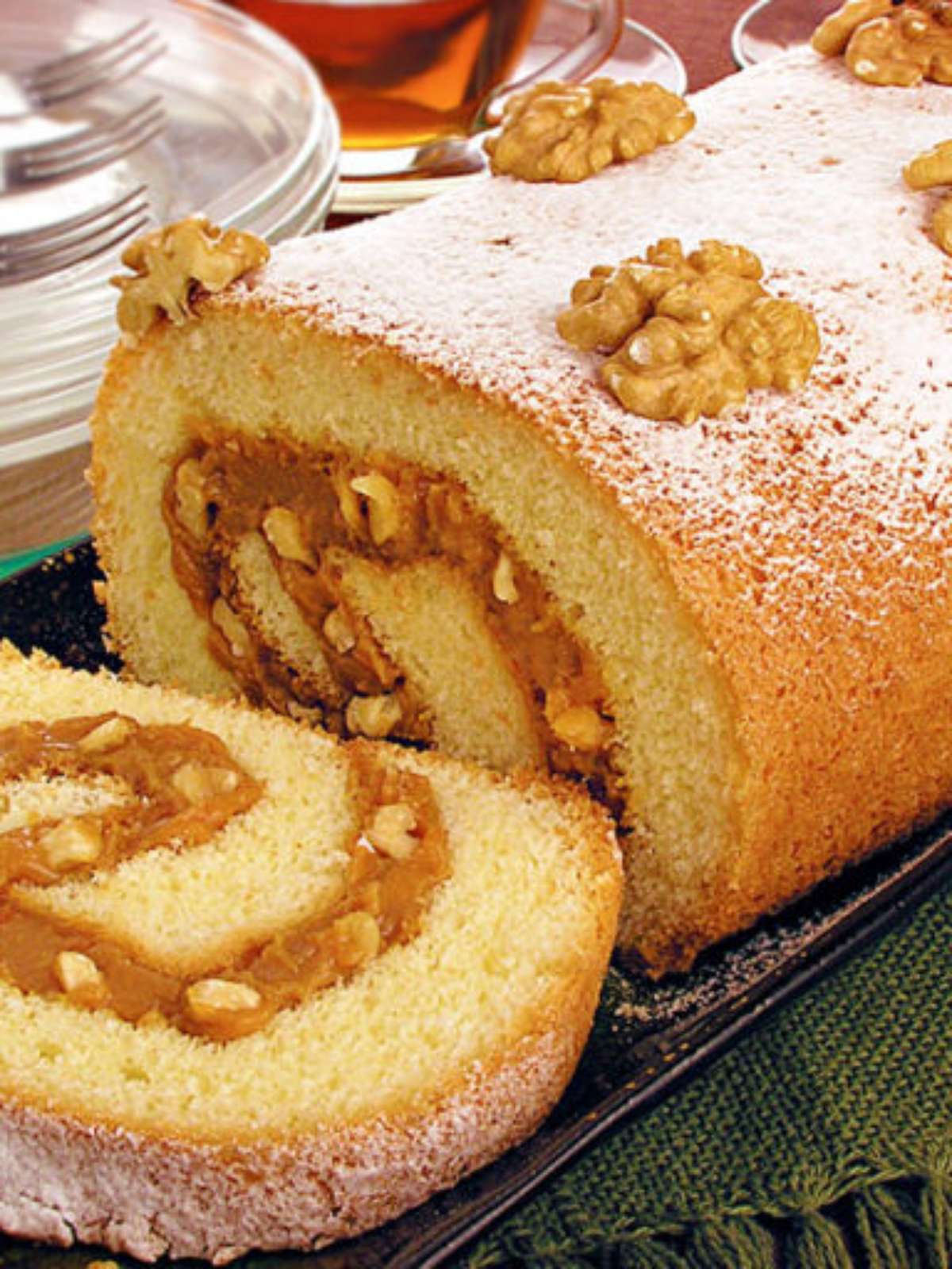 Rocambole de doce de leite (Dulce de leche roulade) - Sabor Brasil