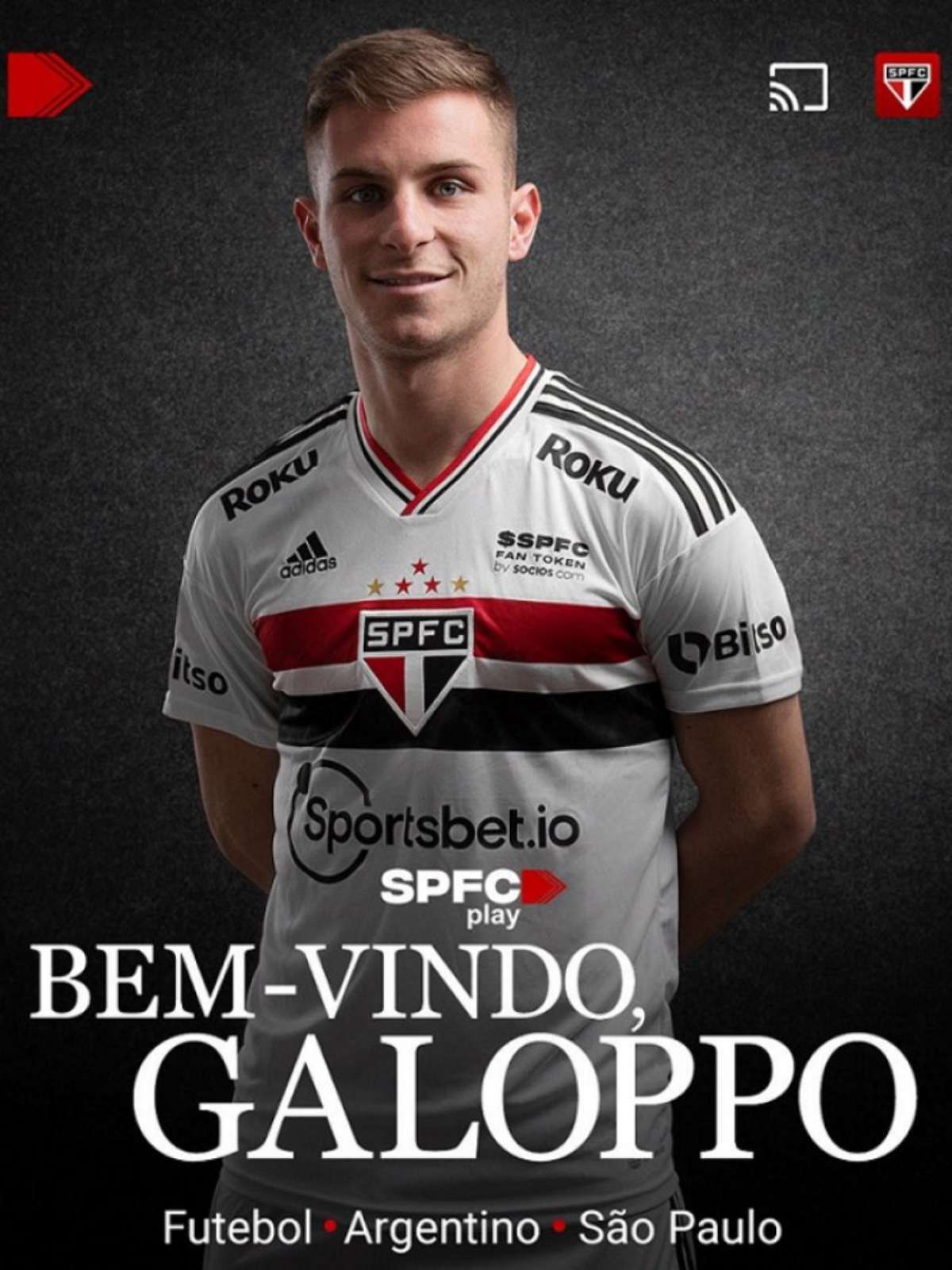 São Paulo anuncia contratação de Galoppo : r/futebol