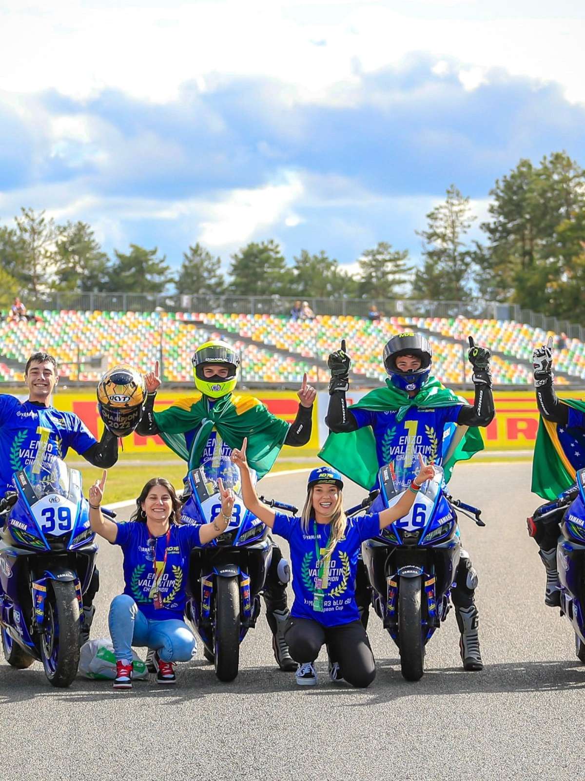 Brasileiros Enzo Valentim e Kevin Fontainha são campeão e vice da