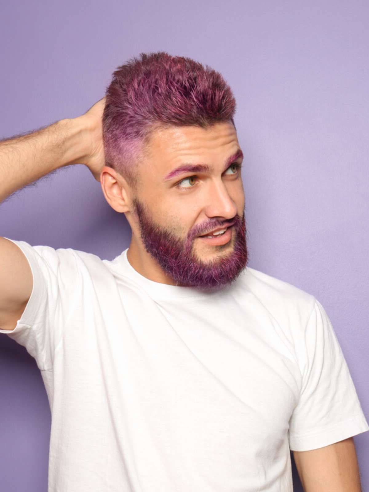 Cabelo colorido shop de homem