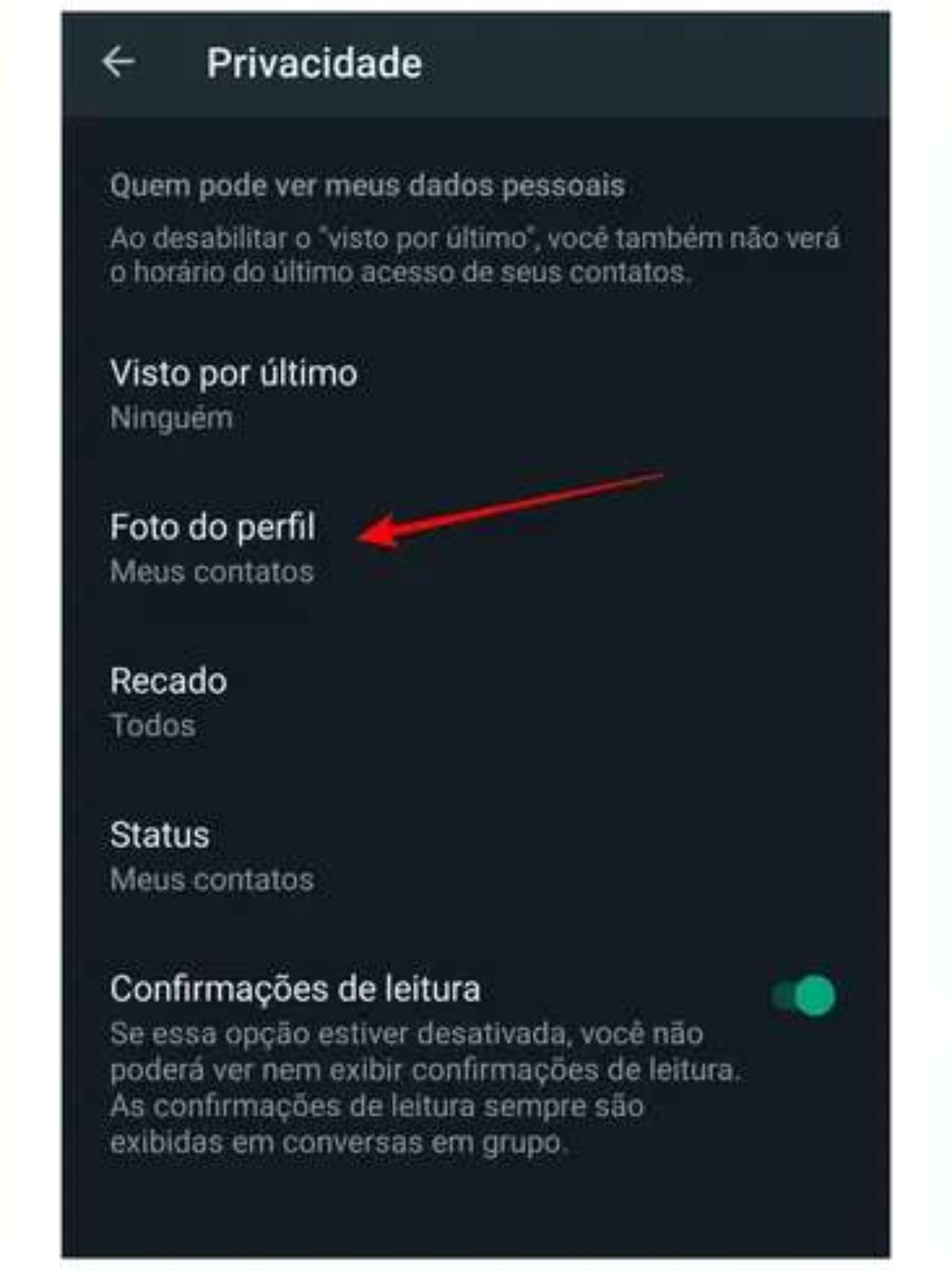 Como ocultar foto do perfil do WhatsApp para algumas pessoas