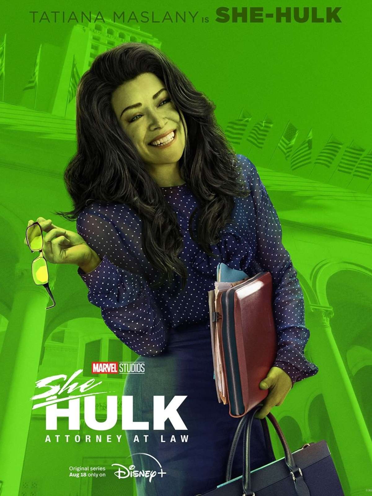 Mulher-Hulk, Atriz comenta sobre os músculos da Heroína.