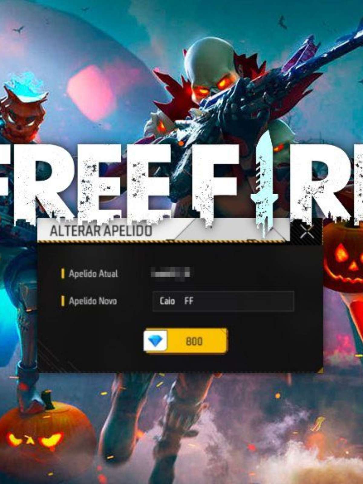 Como colocar espaço no nome do Free Fire - Canaltech