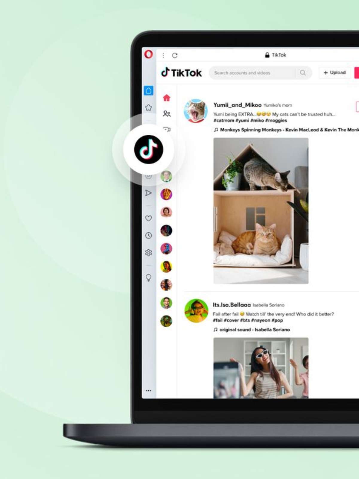 Opera GX adiciona TikTok à barra lateral do navegador e torna a