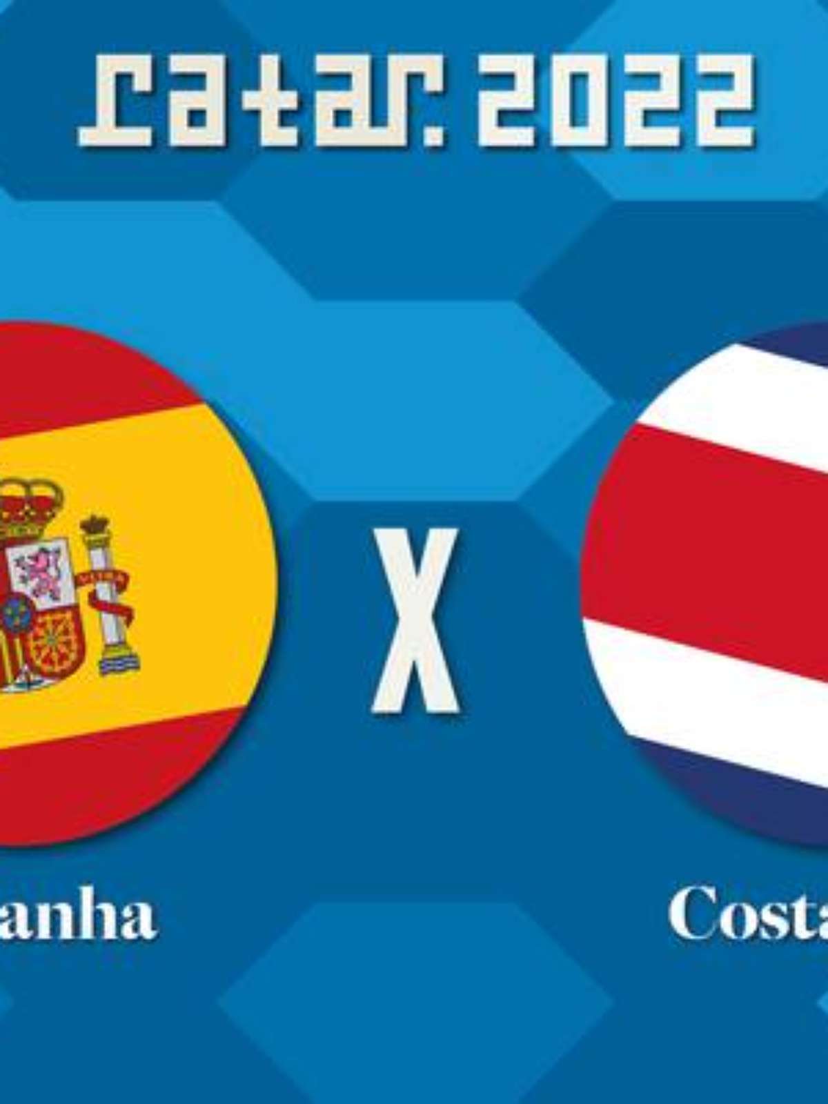 Espanha x Costa Rica: onde assistir, escalações e horário