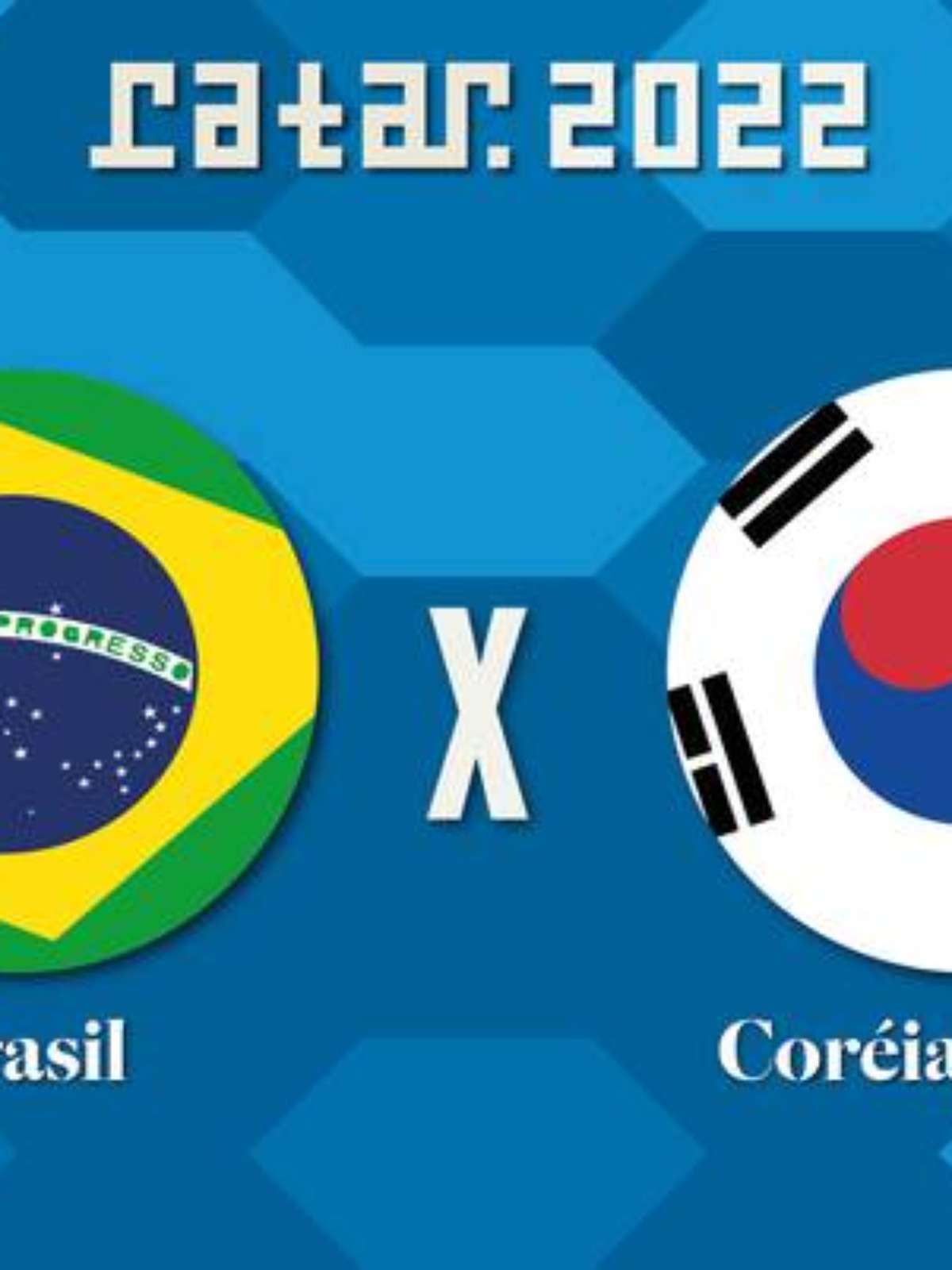 Brasil x Coreia do Sul: saiba onde assistir ao jogo válido pelas oitavas de  final da Copa - Gazeta Esportiva