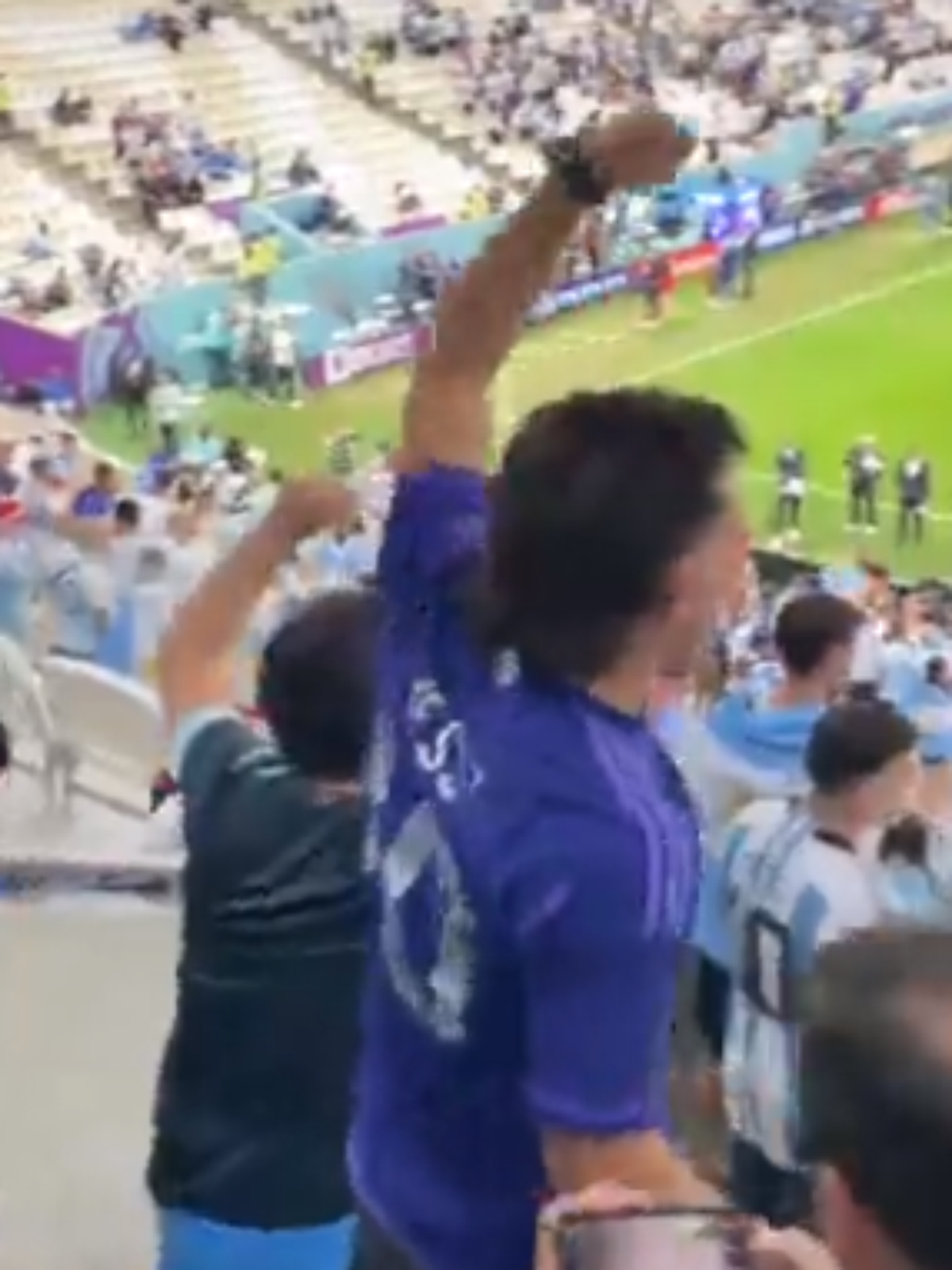 Como foi assistir à derrota da Argentina na Copa ao lado de argentinos