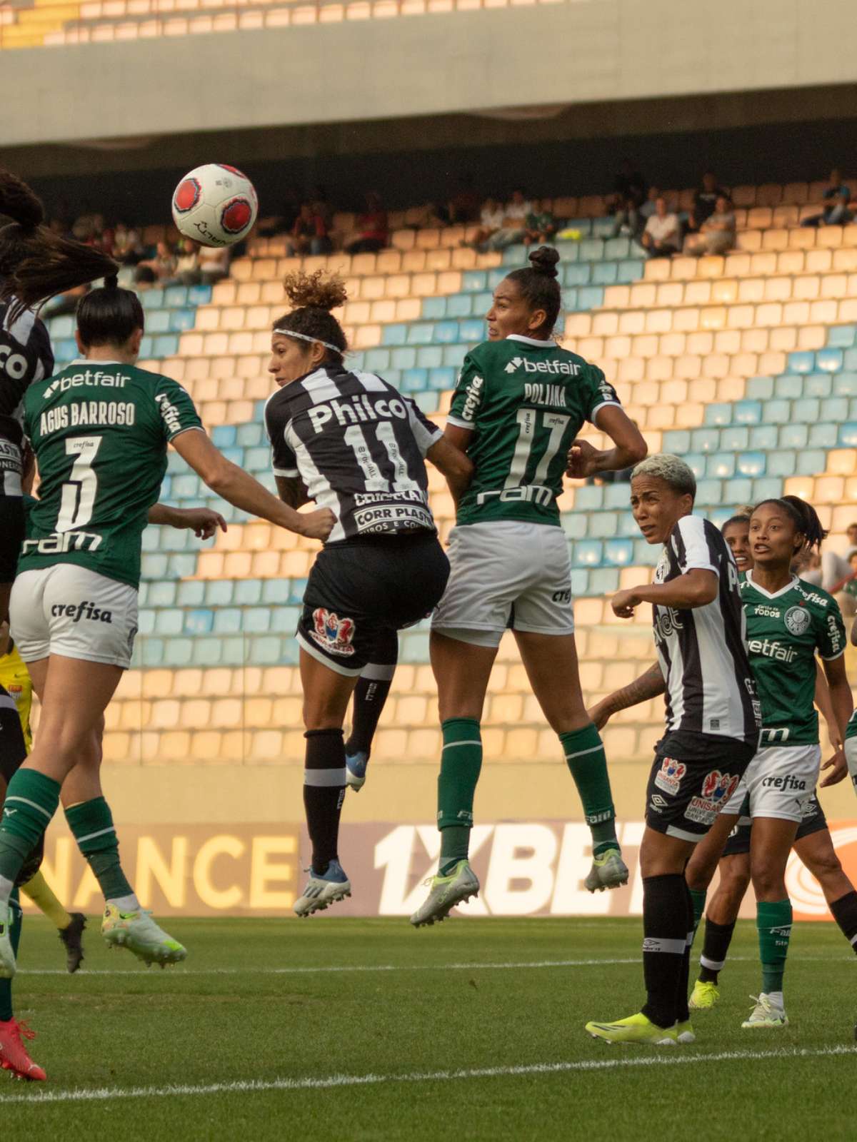 Palmeiras bate Santos no fim e larga na frente na final do Paulista feminino  - Gazeta Esportiva
