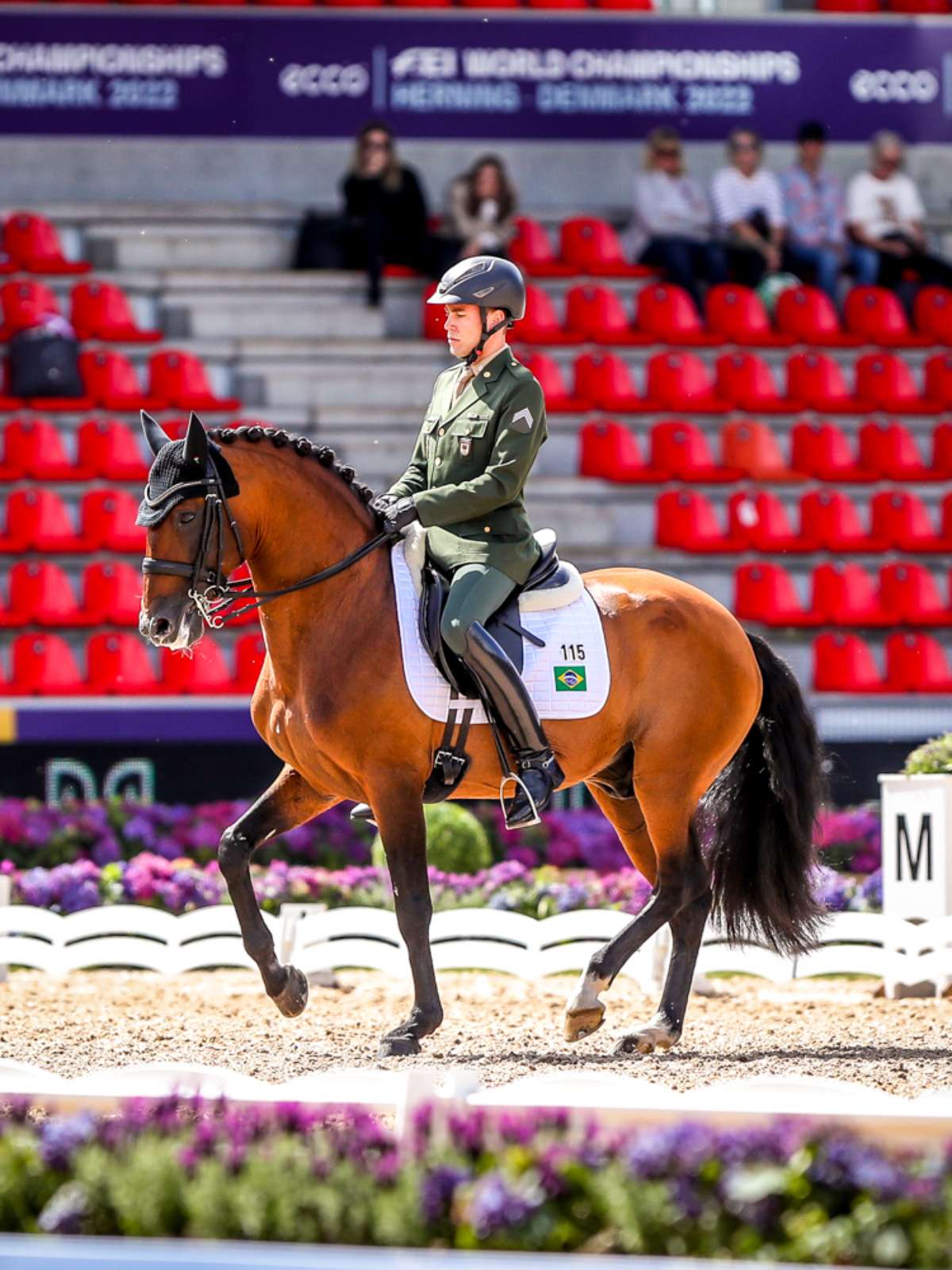 Por que os cavaleiros recebem os prêmios em esportes equestres se