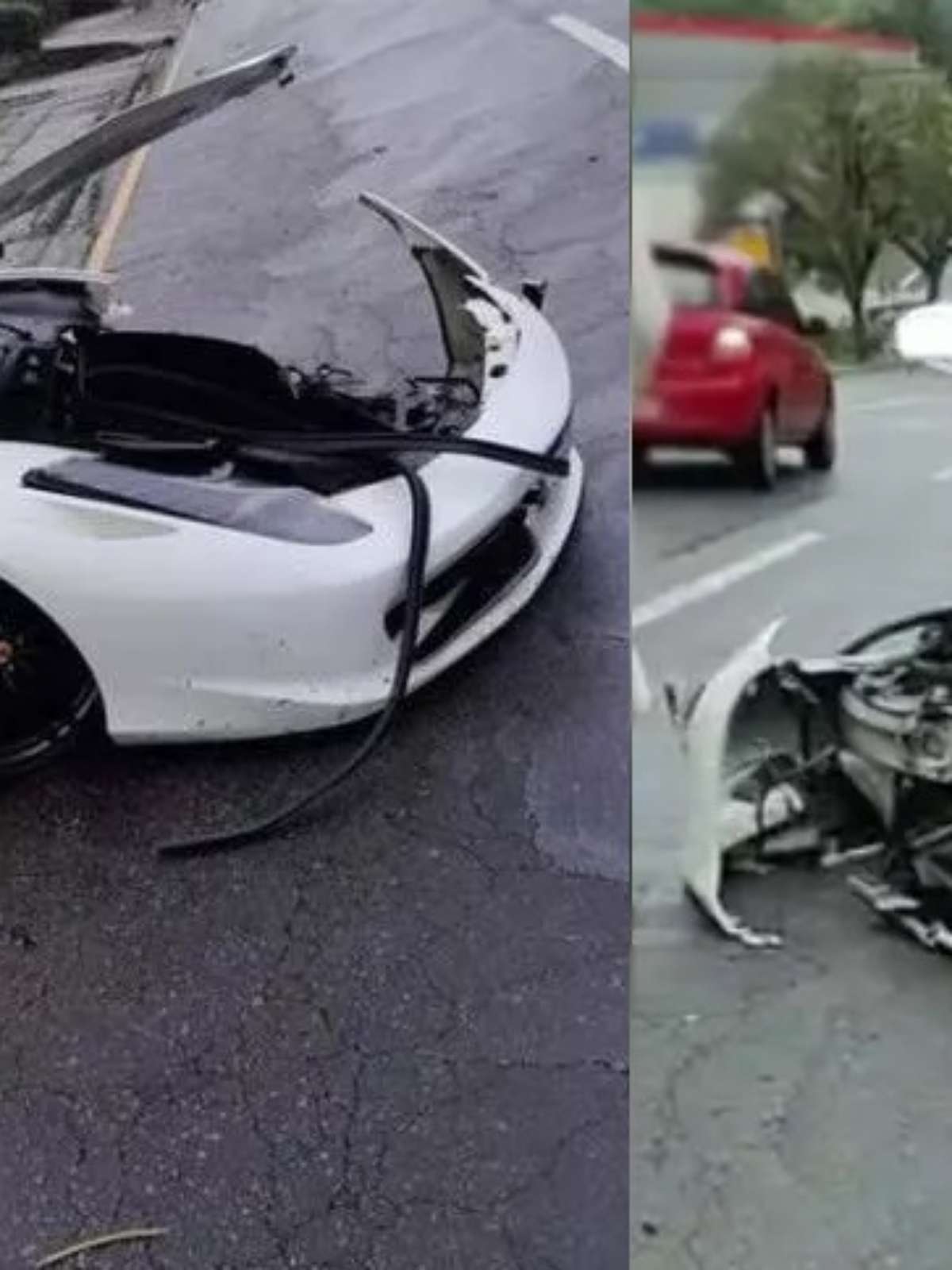 Ferrari batida em curitiba