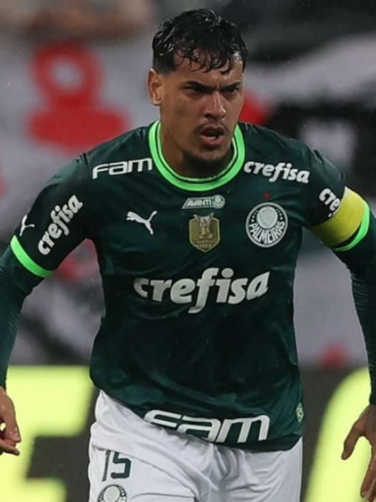 Gustavo Gómez do Palmeiras, durante a partida entre Avaí e Palmeiras, pela  14ª rodada do Campeonato Brasileiro Série A 2022, no Estádio da Ressacada  neste domingo 26. (Photo by pressinphoto/Sipa USA Stock