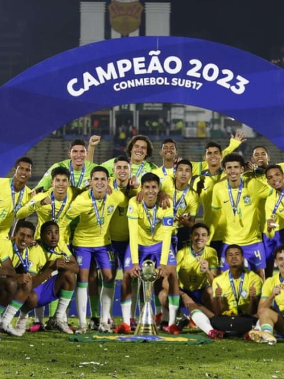 Brasil vence Argentina e é campeão sul-americano sub-17