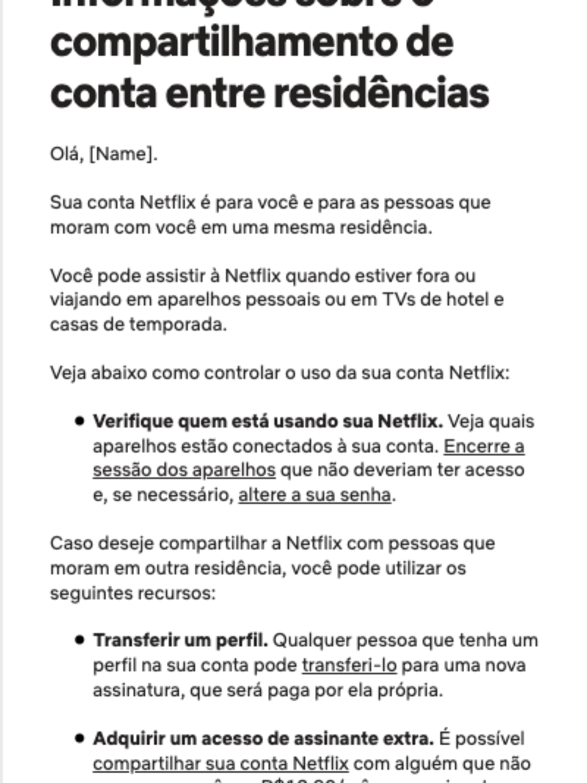 Netflix: entenda cobrança de taxa para usuários que dividem senhas com  pessoas de outras casas