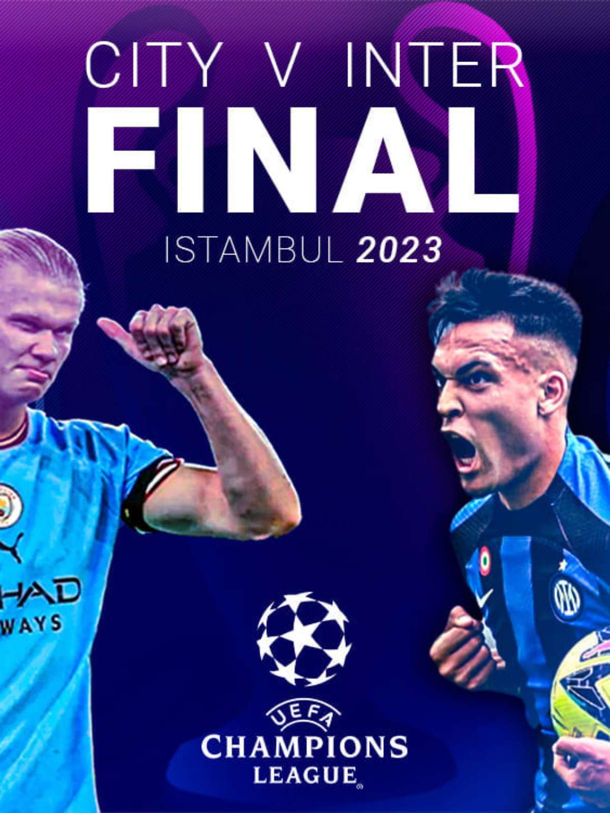 Manchester City x Inter de Milão: onde assistir, horário e prováveis  escalações da final da Champions League