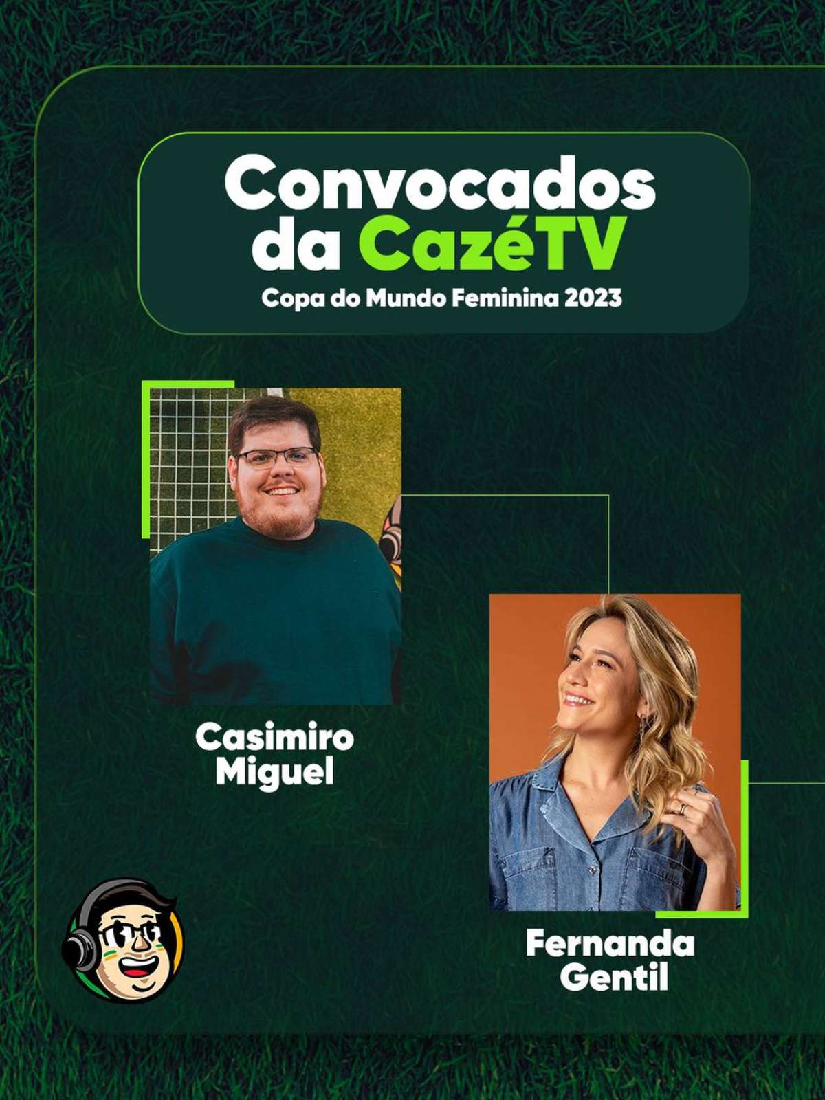 Cazé TV anuncia transmissão de todos os jogos da Copa do Mundo Feminina