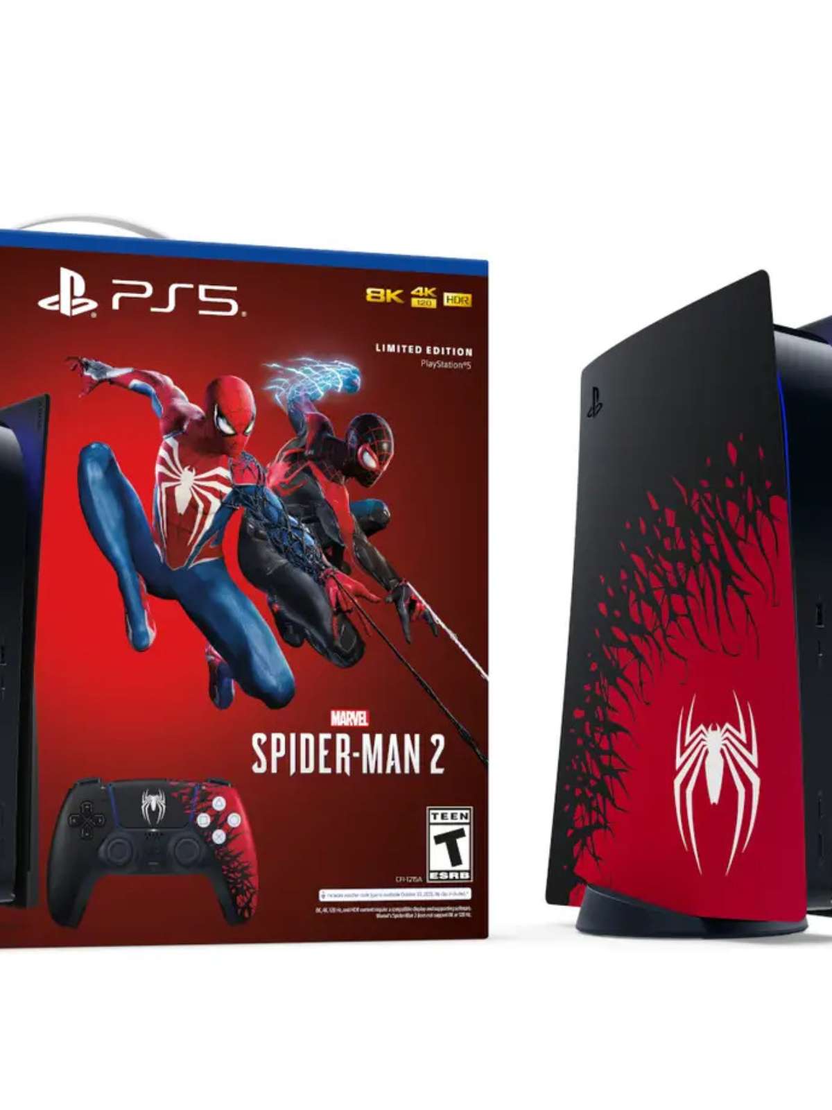 Sony anuncia PS5 temático de Marvel's Spider-Man 2; veja