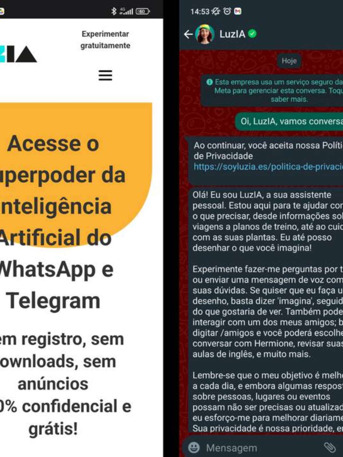 LuzIA: O que é, como usar no WhatsApp e muito mais