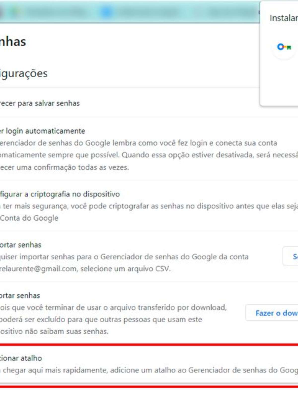 Google Chrome permite instalar aplicativo web do Gerenciador de Senhas;  saiba como usar 