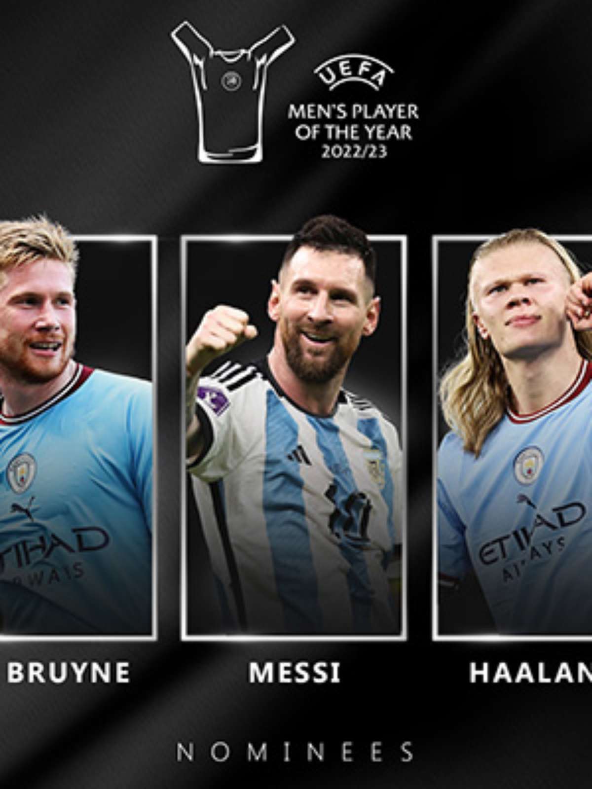 Os 5 últimos vencedores do prêmio da UEFA de Jogador do Ano