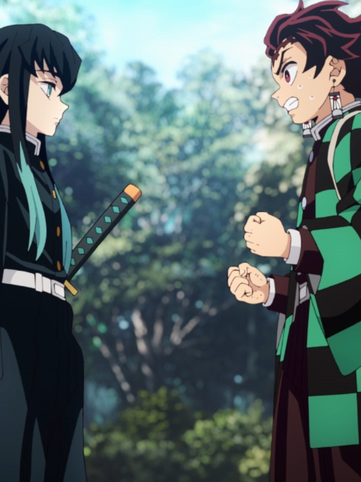 Tanjiro, Zenitsu e Inosuke (Kimetsu no Yaiba) - Caçadores De Oni