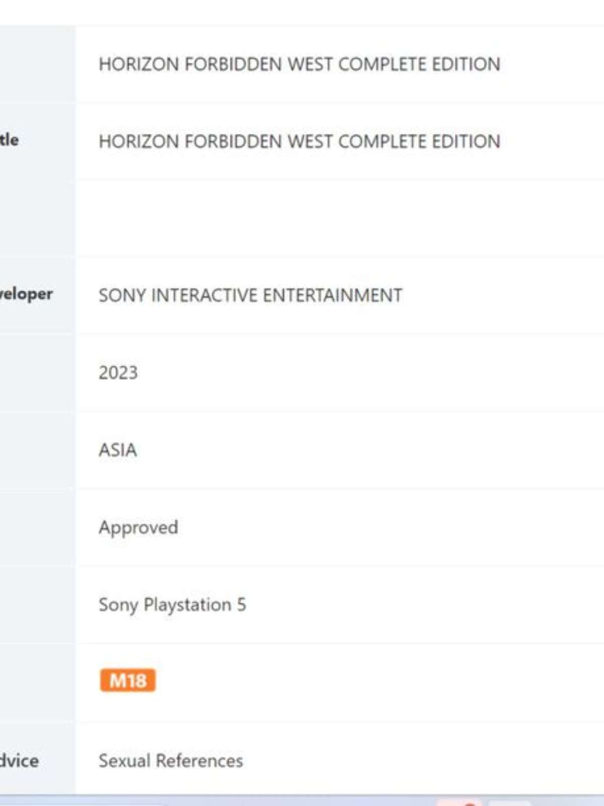 Horizon Forbidden West revelado em State of Play