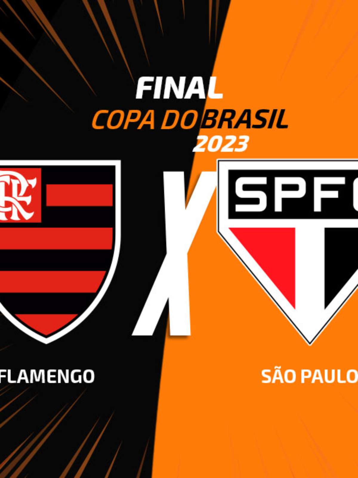 Flamengo x São Paulo: acompanhe ao vivo a final da Copa do Brasil