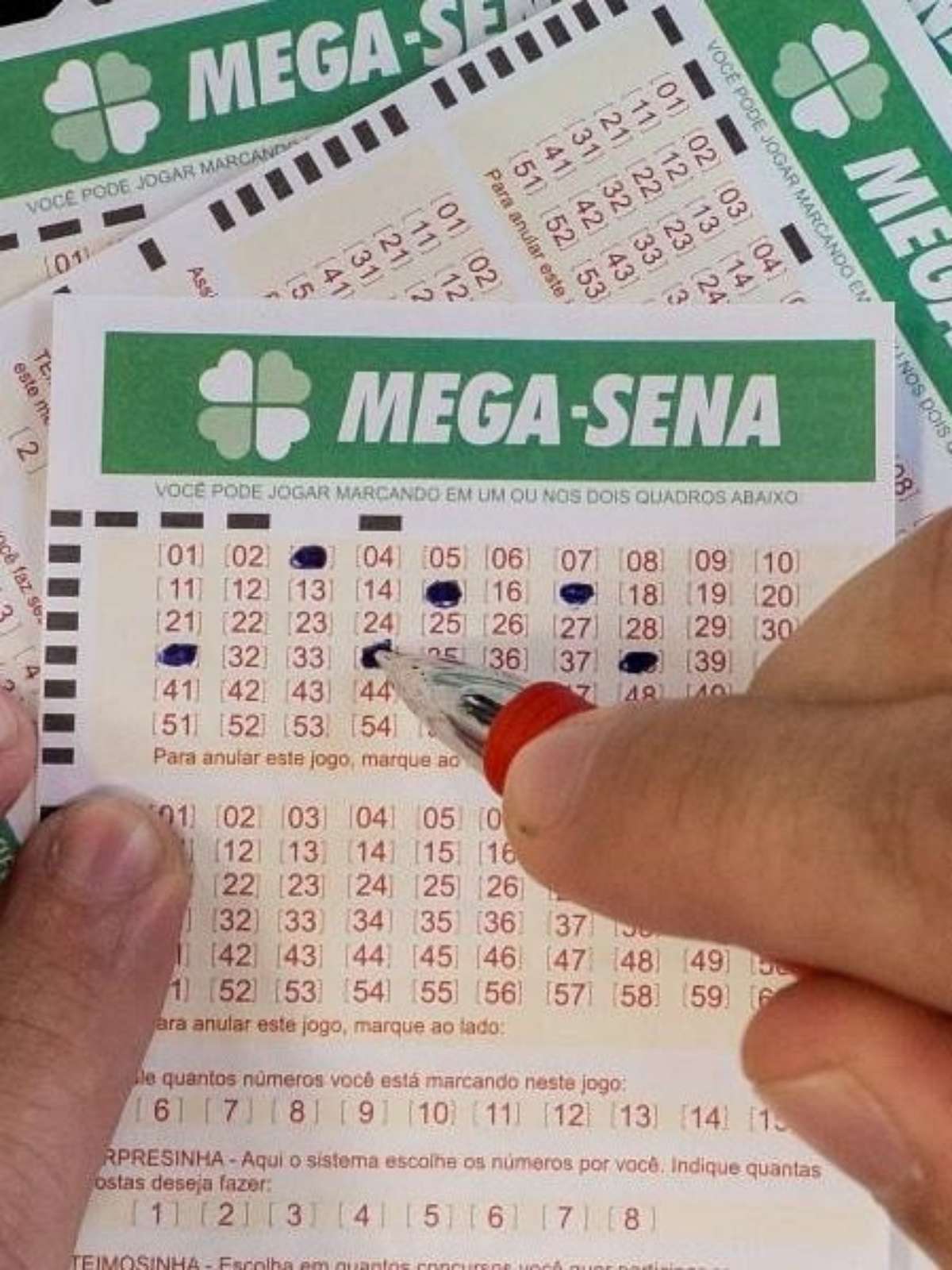 SÃO PAULO, SP - 24.10.2018: MEGA SENA ACUMULOU E PAGARÁ 20 MILHÕES - There  was no match for the 2090 mega-sena contest that was drawn yesterday (23).  The six dozen drawn were