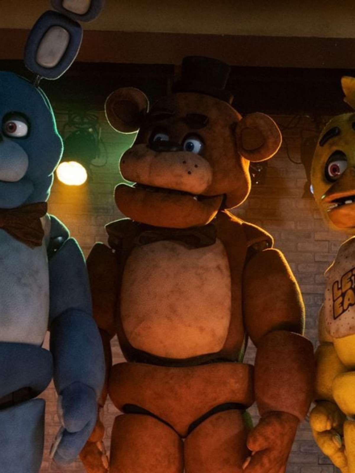 Isso era ouro: Bonecos de Five Nights At Freddy's se mexiam sozinhos nas  filmagens e diretora aproveitou a 'vida própria' dos robôs