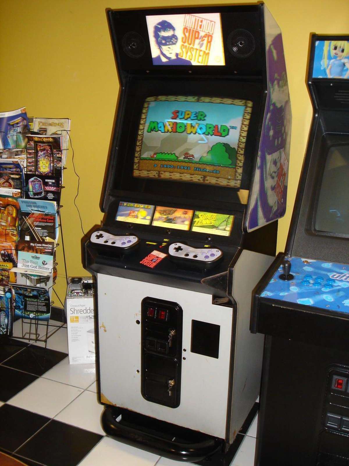 Fliperama Super Mario 3 com 75 mil jogos + 2 controles