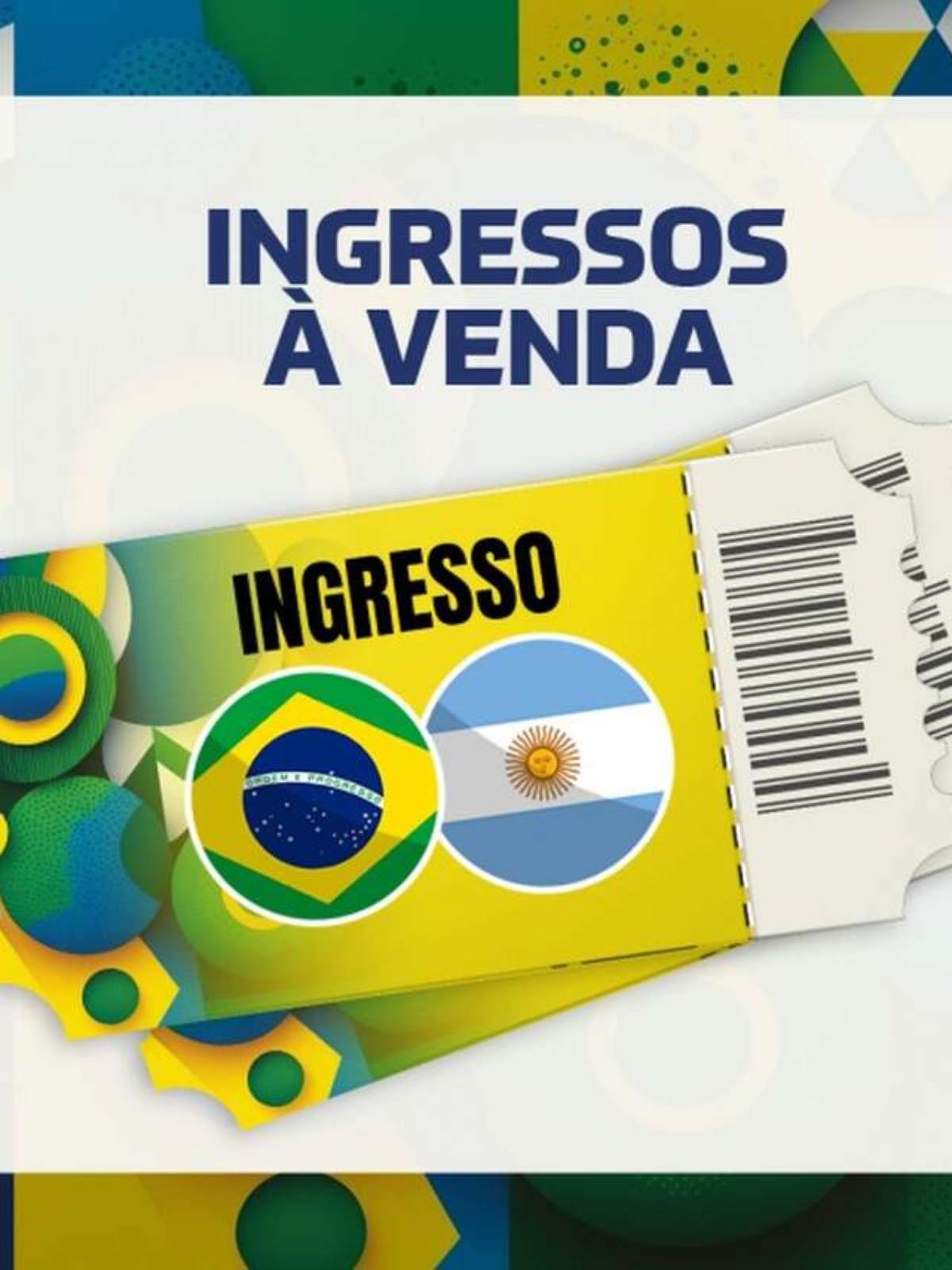 Pague 10, ganhe um grátis: ingressos para Brasil x Argentina entra no 2º  lote com promoção, am