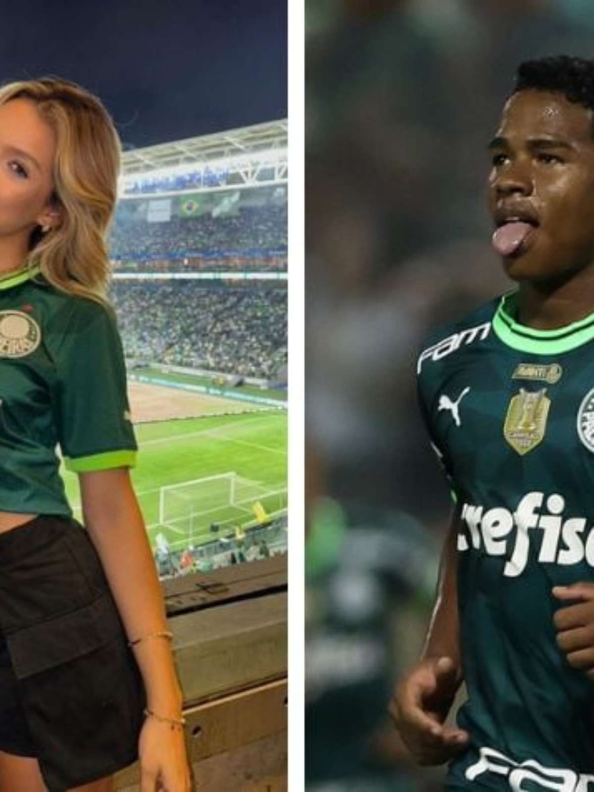 Enquanto Endrick tem nova namorada, o jogador do Palmeiras que trai a sua  esposa