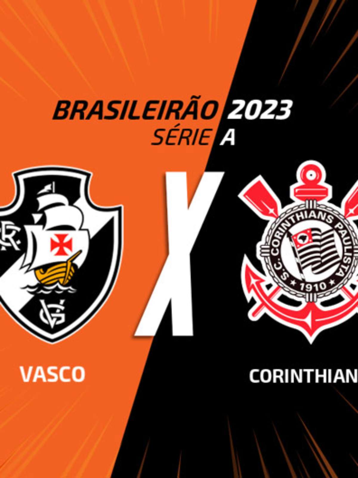 Vasco x Corinthinas: Confira onde assistir ao vivo jogo do Vasco e  Corinthians hoje (28); veja horário e escalação