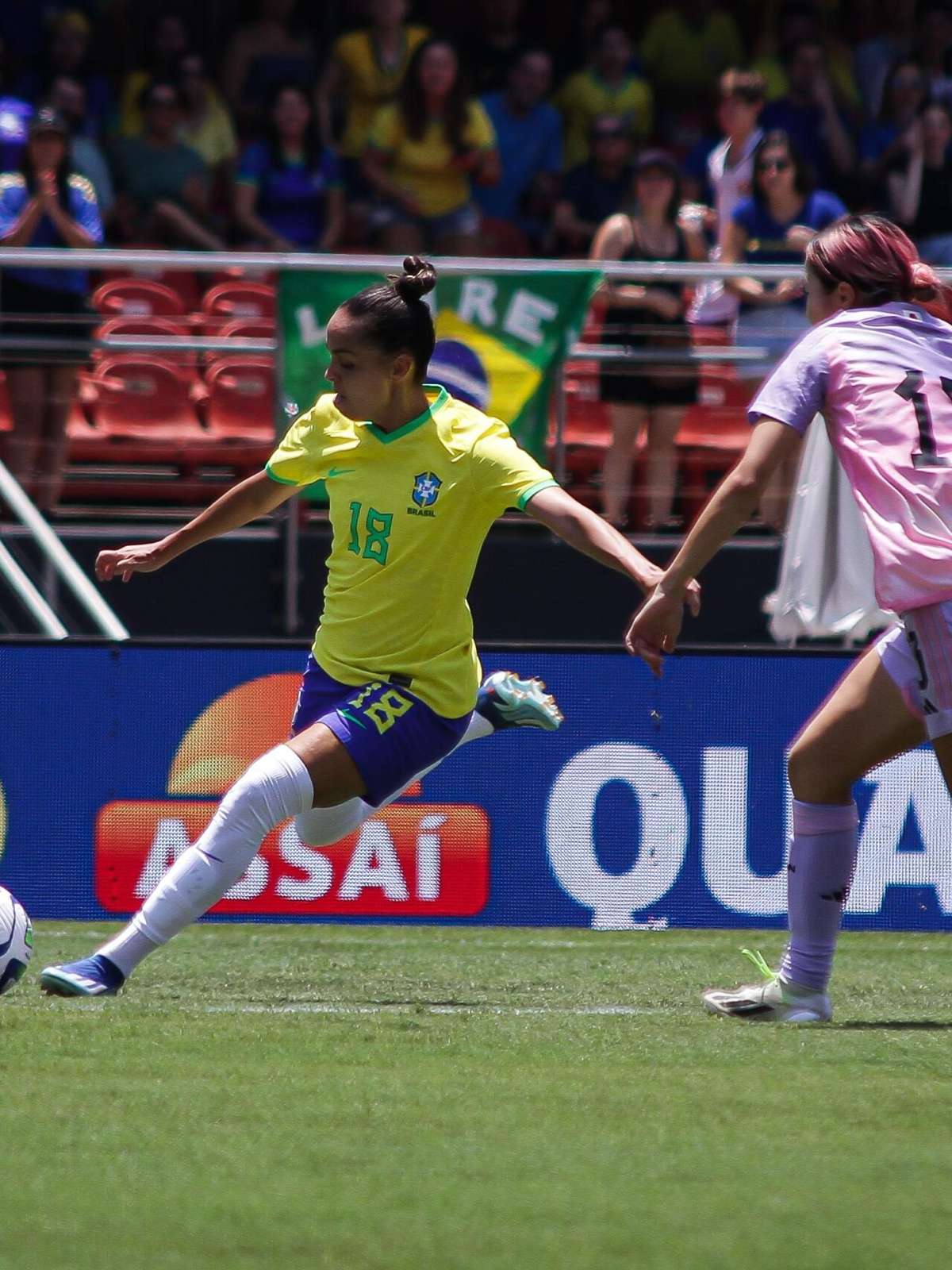 Amistoso: seleção feminina vira 2 vezes contra Japão e vence por 4 a 3