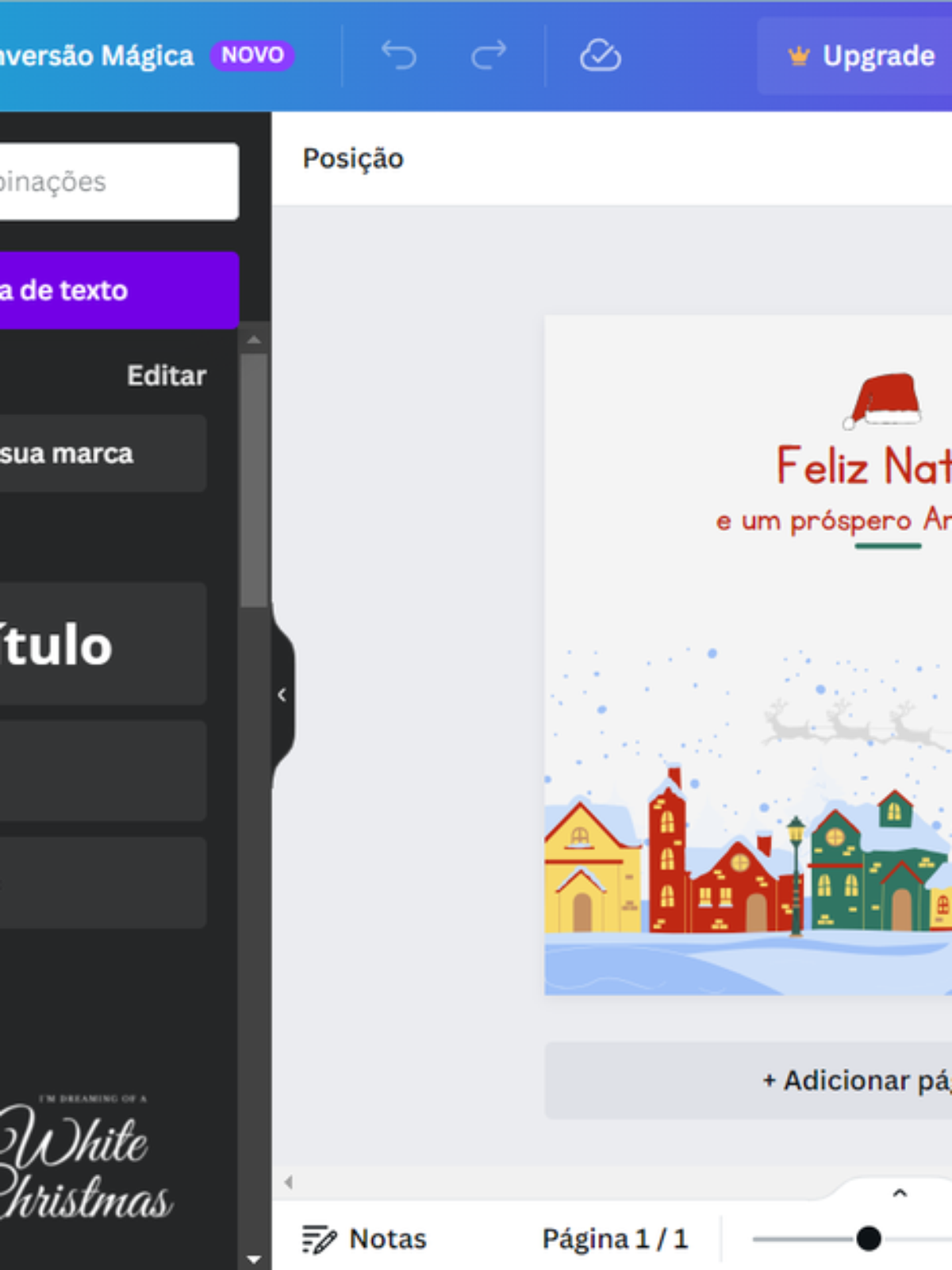 Modelos de Posts de Natal para editar