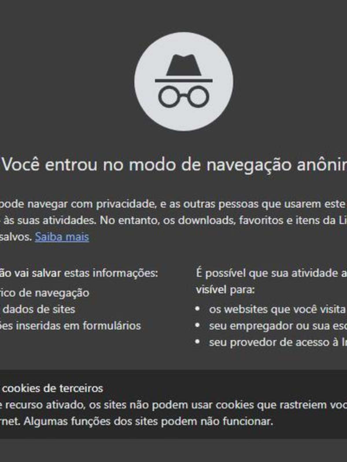 Google faz acordo em a o sobre rastreamento em modo an nimo do Chrome