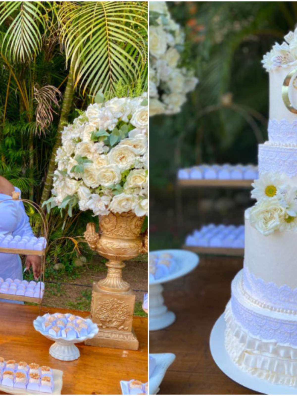 Casamento de MC Carol teve bolo de R$ 2.800 e mil docinhos; saiba detalhes